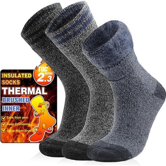 Insulated Socks Thick Warm Socks For Men Debra Weitzner Warm